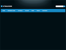 Tablet Screenshot of html5code.com